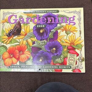 Gardening 2026 calendar - Colorful Floral Cover